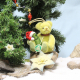 Die Weihnachtsgurke Ornament 14 cm Teddybr von Hermann-Coburg
