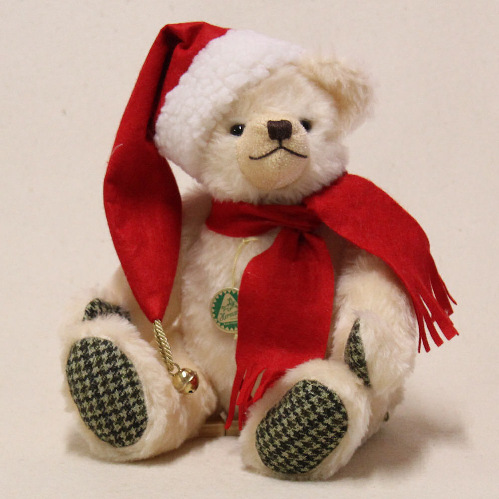 Weihnachts Teddybär 25 Cm – Plüschtier Mit Weihnachtsmütze, Kuschelig, Als Deko Oder Geschenk