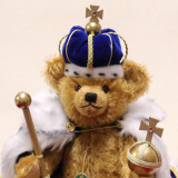 King Charles III. Coronation Bear 36 cm Teddy Bear by Hermann-Coburg