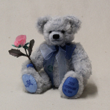 HERMANN Jahresbär 2019 – Träumerei in Blau 35 cm Teddybär von Hermann-Coburg