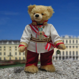 Kaiser Franz Joseph I von Österreich 40 cm Teddybär von Hermann-Coburg