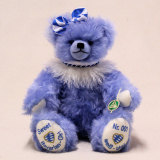 Sweet Bavarian-Girl weiß-blau 36 cm Teddybär von Hermann-Coburg