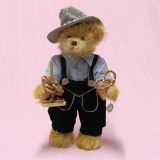 Oktoberfest Pretzel-Willy 36 cm Teddy Bear by Hermann-Coburg