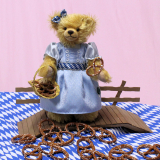 Oktoberfest Pretzel-Betty 35 cm Teddy Bear by Hermann-Coburg