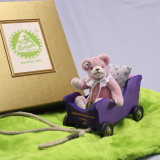 Sonntags-Ausflug auf 4 Rdern mit Klein-Anni 18 cm Teddybr von Hermann-Coburg