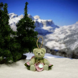 Kleine Christrose 11 cm Teddyb�r von Hermann-Coburg