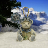 Kleiner Schneekristall 11 cm Teddybr von Hermann-Coburg