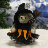 Little good Witch 11 cm Teddy Bear by Hermann-Coburg